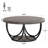 35.4" Round Coffee Table, 2 -Tier Accent Cocktail Table-1268220995