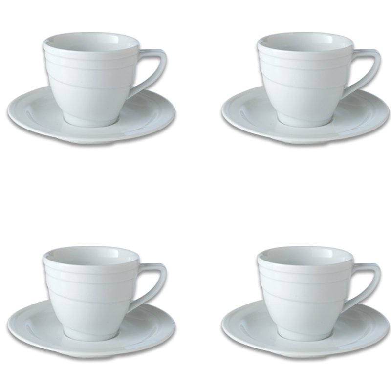 Porcelain Teacup and Saucer