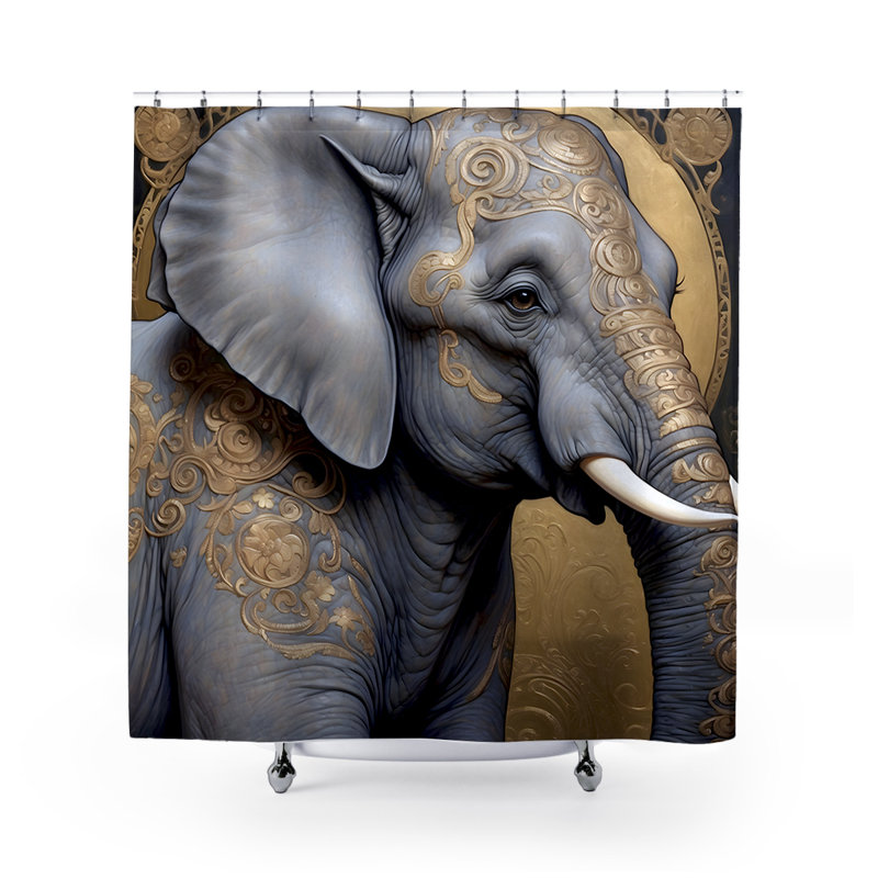Rideau de douche éléphant, Éléphant de Lipton