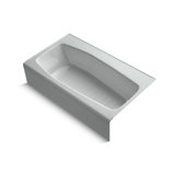 Villager Alcove 60" x 34" Alcove/Tile in Cast Iron Soaking Bathtub