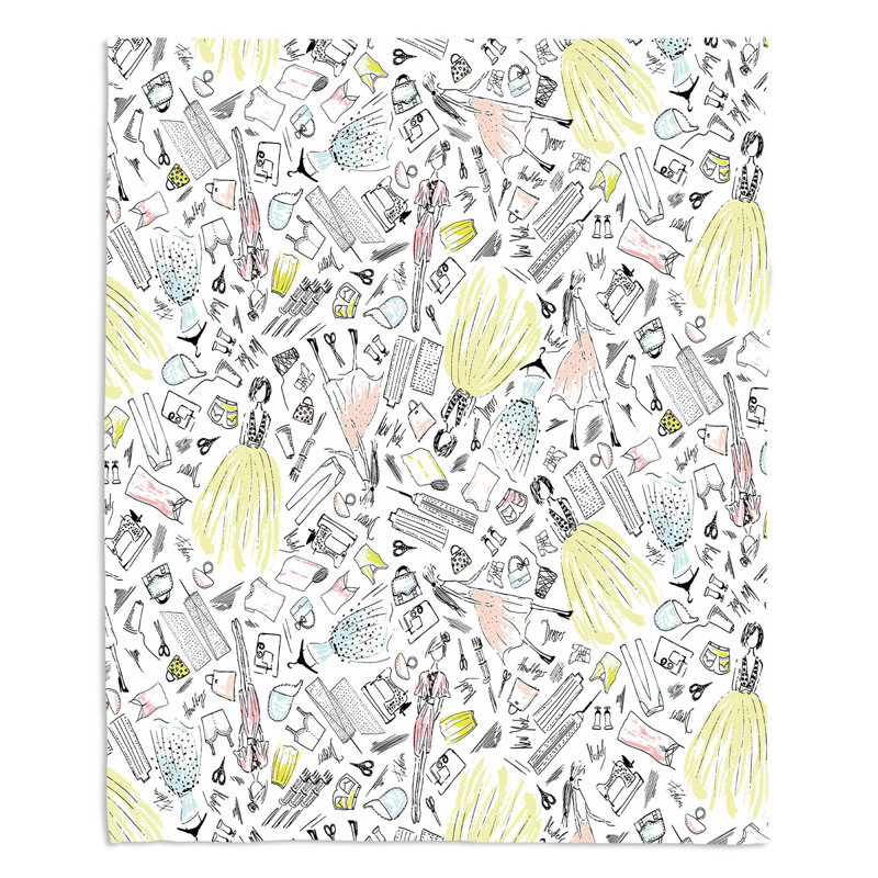  Couverture Fashionista, 51 po x 60 po
