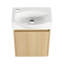 Combinaison de meuble-lavabo polyvalent pour les petits espaces, alliant style et fonctionnalité.-1155503259