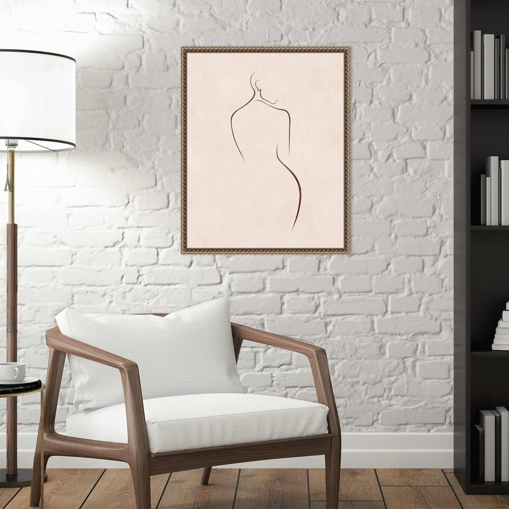 Silhouette 45 by Emel Tunaboylu, 20" H x 16" W x 2" D