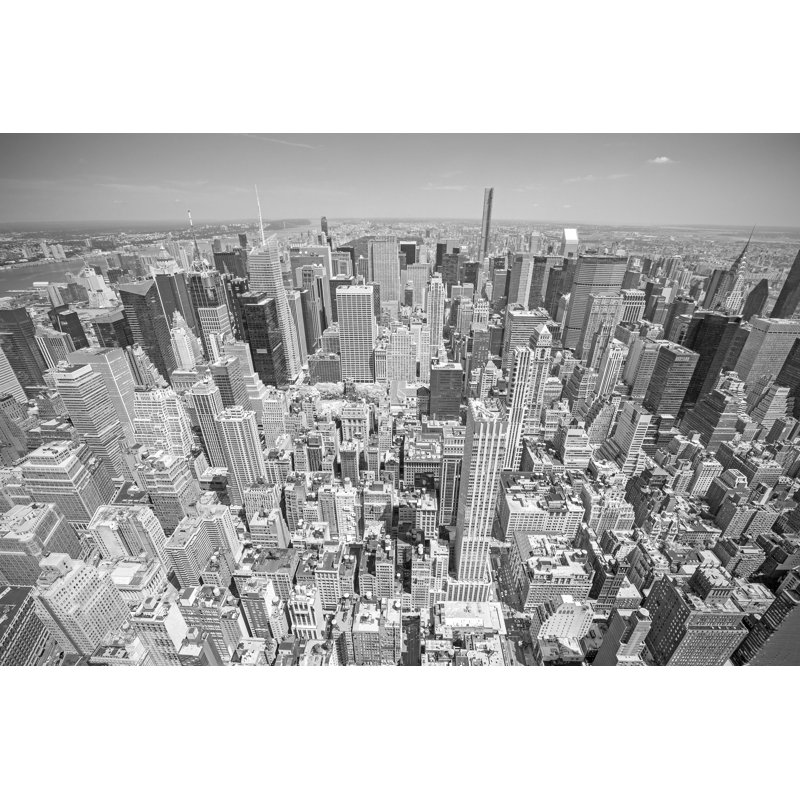 View Of Manhattan, USA by MBPROJEKT_Maciej_Bledowski - Wrapped Canvas Print, 61cm H x 91cm W