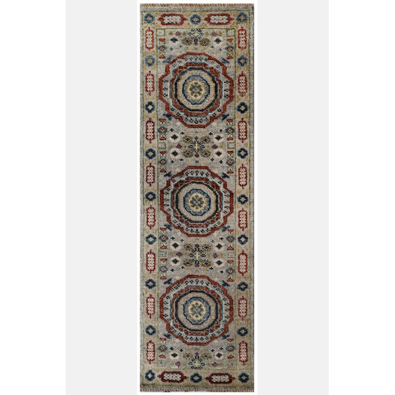 Tapis de couloir gris 2 pi 7 po x 8 pi 2 po One-of-a-Kind