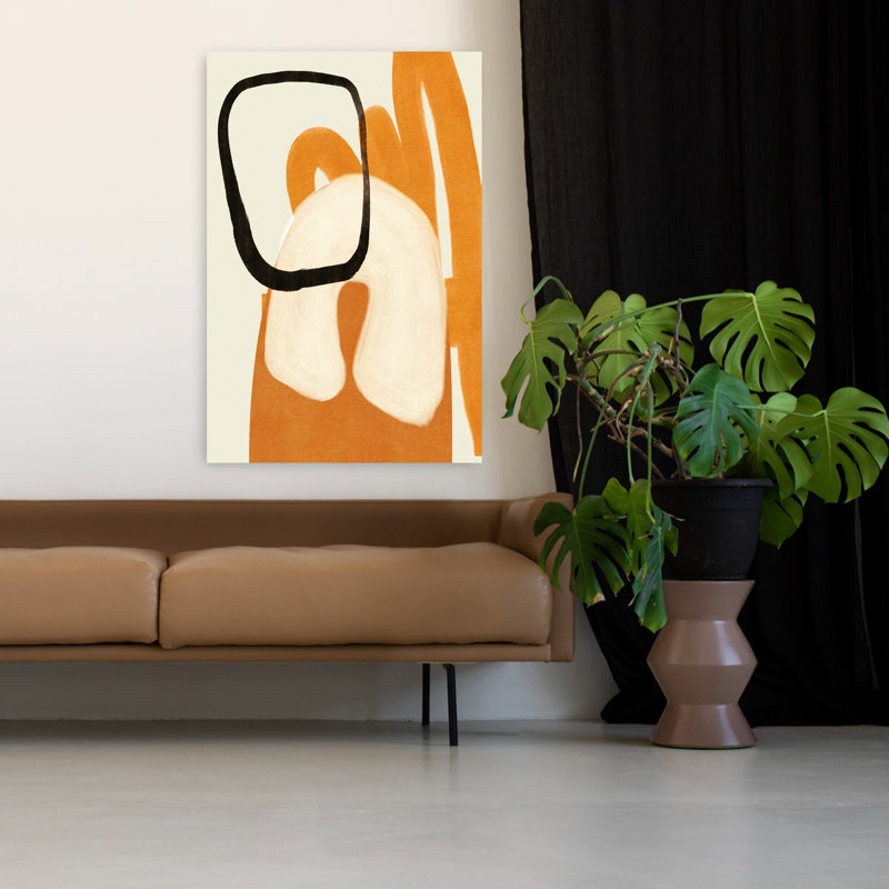Art contemporain, art contemporain abstrait, H 48 po x l 32 po