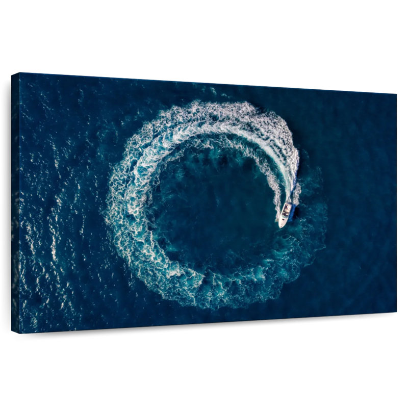 Mehar, boucle de bateau en mer, H 26 po x l 39 po