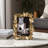 Ilarie Boho Butterfly Resin Picture Frame with Glass - 8" Metallic Gold Freestanding Photo Frame for Tabletop Display