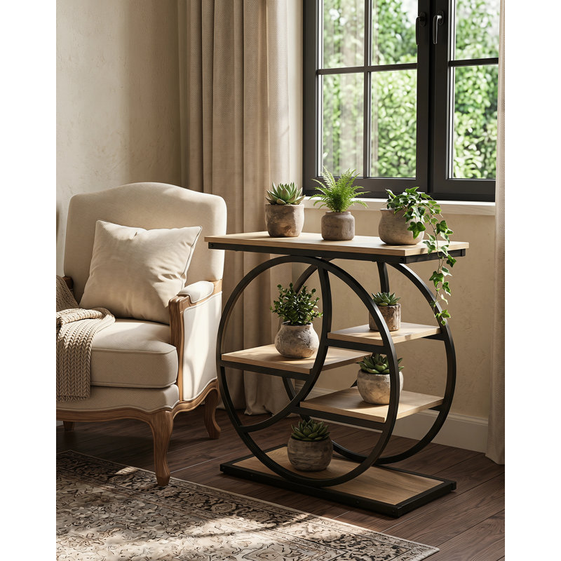 Pedestal End Table
