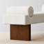 Banc rembourré en chenille l 60 po-1018967223
