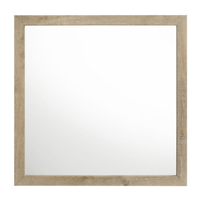 Miroir de commode chêne vieilli