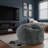 40 Inch Minky Gunmetal Memory Foam Lounger-860335890