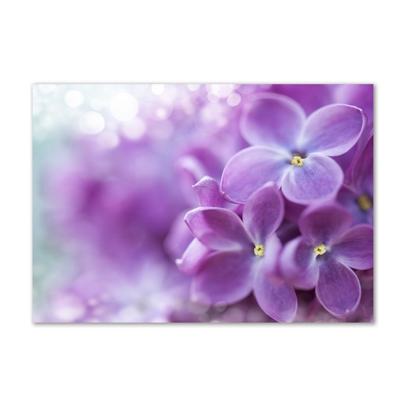 Lilac Flowers - Wrapped Canvas Print