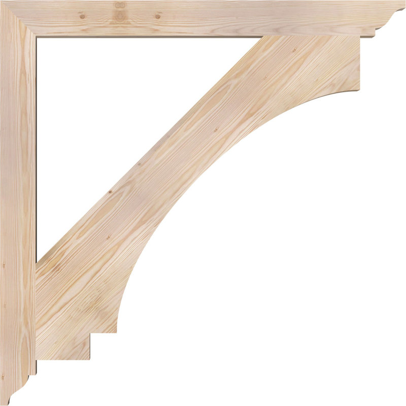 Imperial Traditional Bracket, 40" H x 3.5" W x 40" D, Douglas Fir (Smooth)