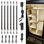 Gunbox 12" LED Gun Safe Light Kit, 6 Linkable Light Bars with Motion Sensor, Warm White