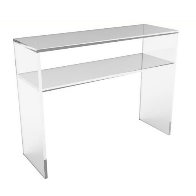 Linear Console With Shelf