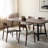 Modern simple solid wood dining table-109663469