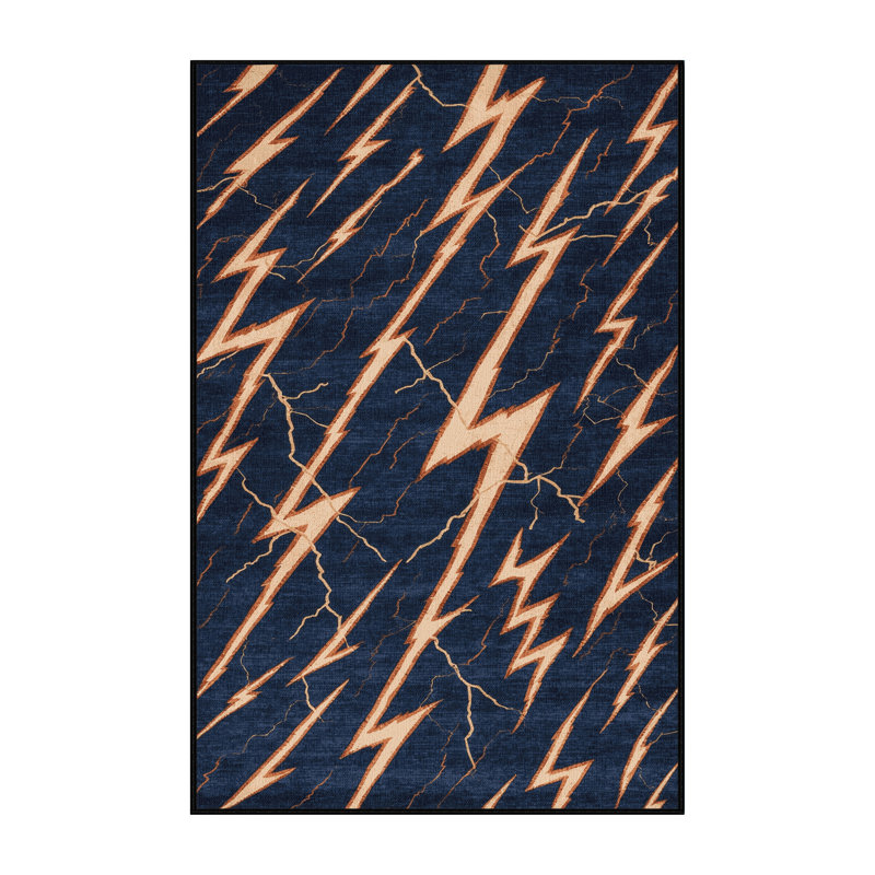 Machine Washable Nature Gray Area Rug, Rectangle 7' x 10'