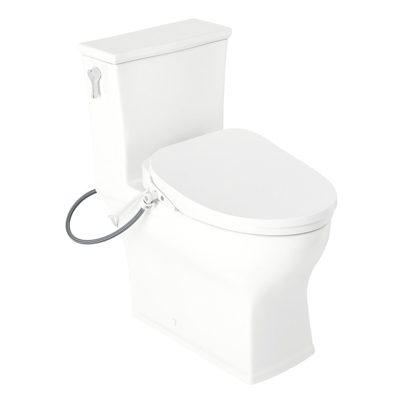 Carraway 1.28 GPF One Piece Elongated Chair Height Toilet