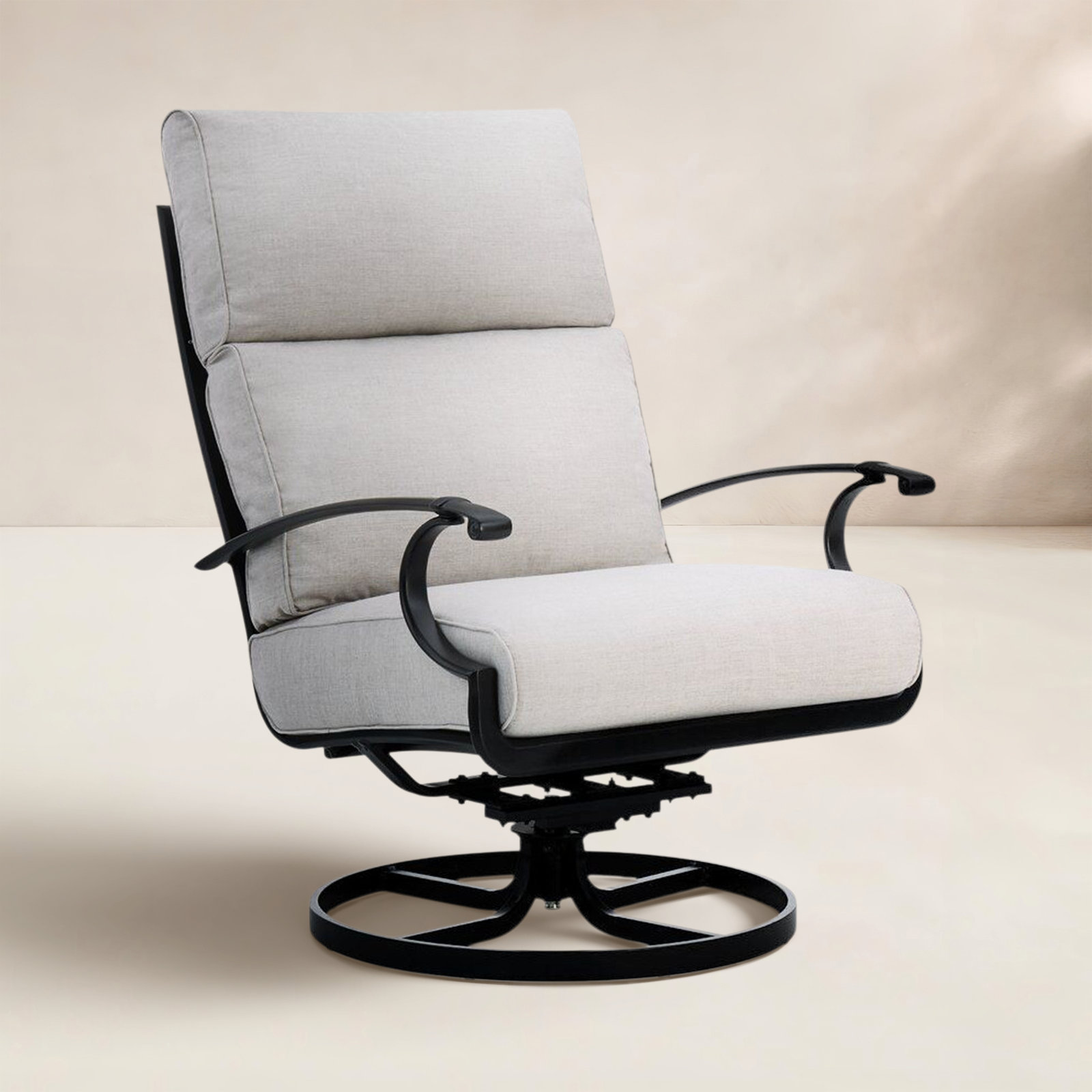 Manor Sunbrella® Patio Rocking Chair, Gray