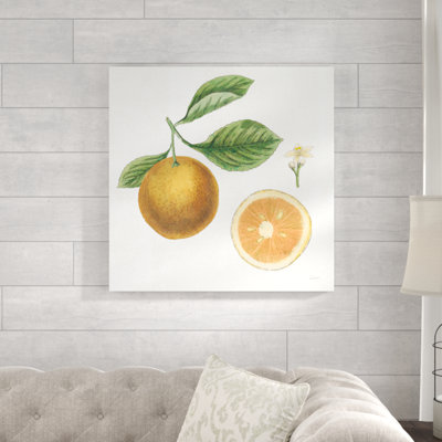 Classic Citrus IV 1 Piece Wrapped Canvas Wall Art