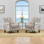 Solvia Contemporary Fabric Upholstered Club Chairs