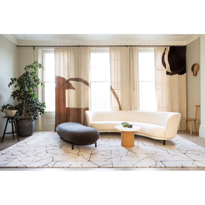 Kelly Wearstler Tetras Area Rug, Rectangle 5' x 7'6"