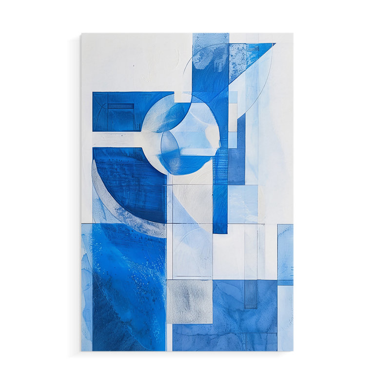 ABSTRACT Series CV III - Impression sur toile seulement - NON-CADRE, H 36 po x l 24 po