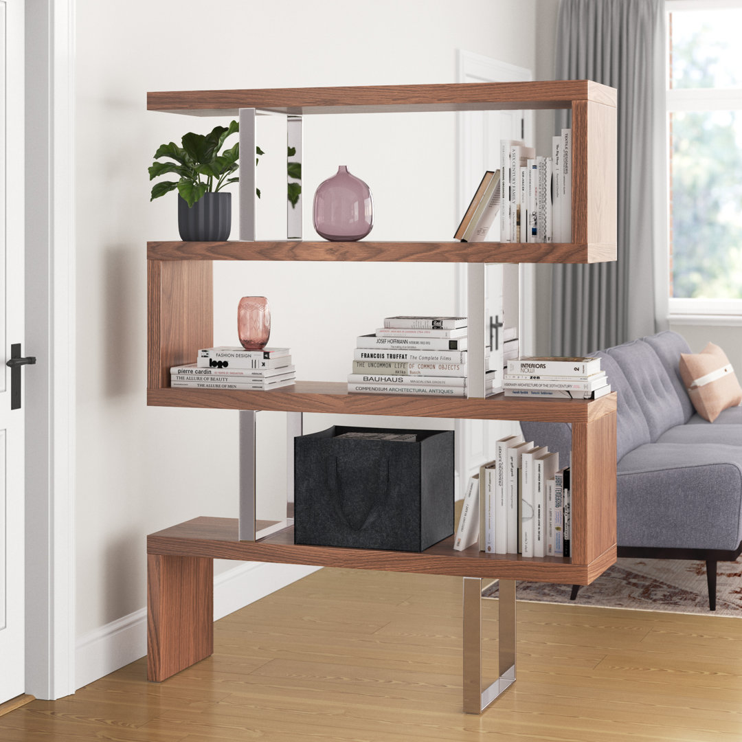 Geometric Bookcase Mercury Row® 