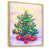Toile naturelle avec cadre flottant