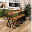 Ensemble de table et tabouret de bar avec tabourets Geesey-49792556