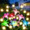 Éclairage de jardin solaire extérieur, lanterne solaire 2-en-1 améliorée avec fleur de lys et tige brillante, décoration de jardin imperméable pour pelouse de jardin, cadeaux de jardinage pour femmes