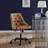 Distinct Tufted Swivel Vegan Leather Office Chair-1677128183
