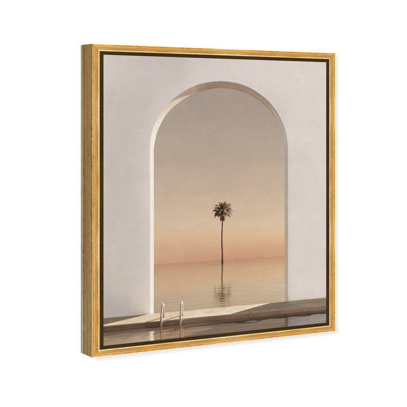 Summer Vision Landscape & Nature Canvas Print by Oliver Gal, Black Frame, 16 x 20, 37"H x 46"W, Gold Floater Frame