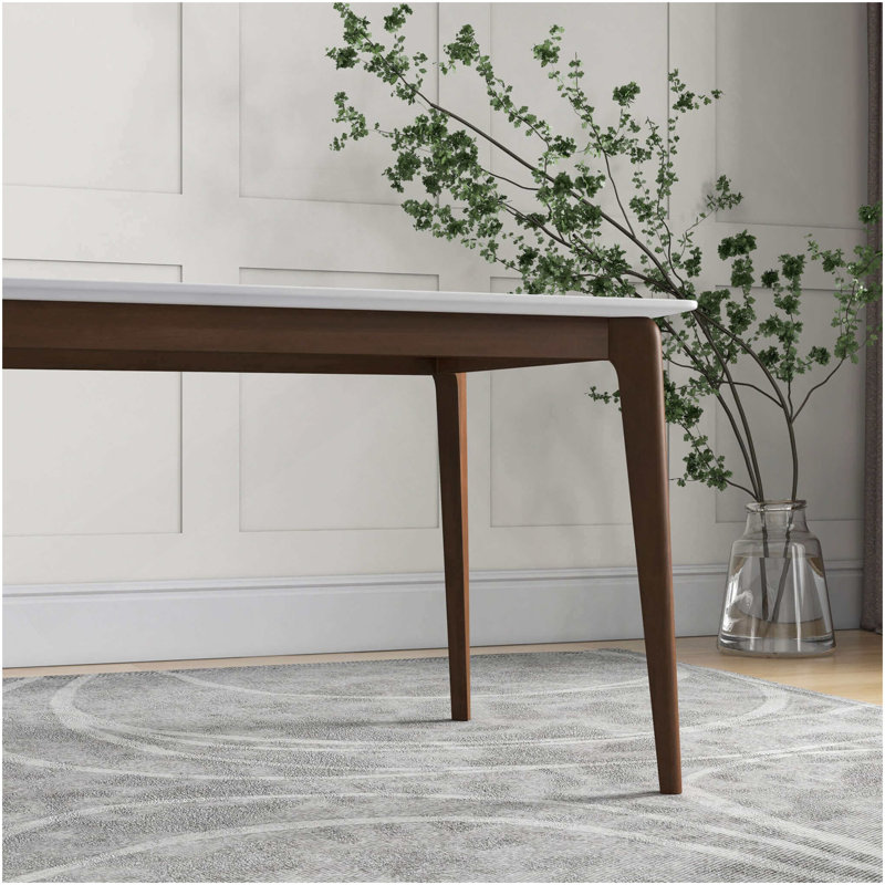 Table de salle à manger en bois Lindsey