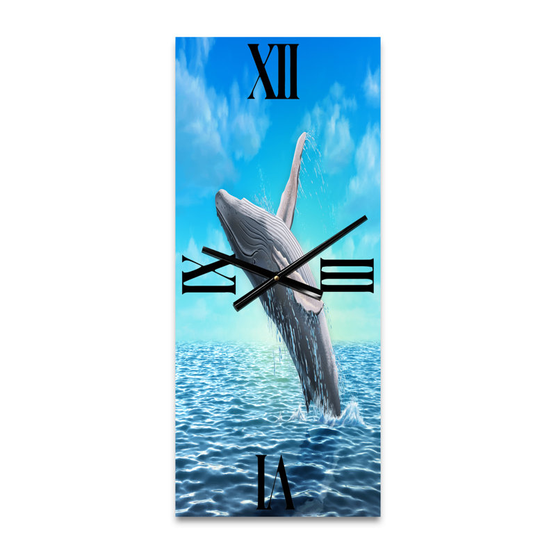 Horloge murale baleine à bosse, Grand