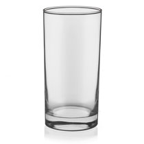 Red Series 10 oz. Square-to-Round Dual-Cut Cut Drinking Glasses, Set of 4