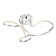 Delphine 3-Light LED Semi Flush Mount