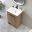 Meuble-lavabo sur pied 24 po avec lavabo en céramique-294706639
