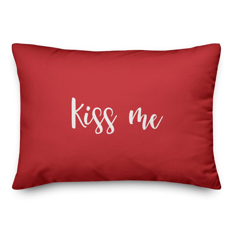 Throw Pillow, Red
