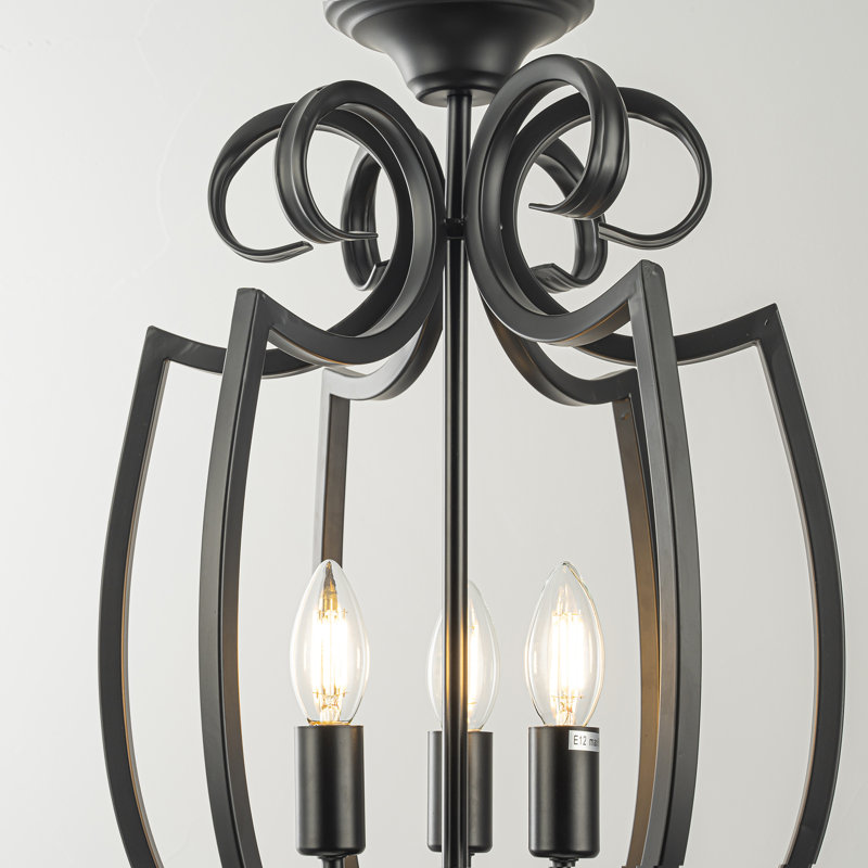 Lustre de style campagnard 3 lumières Oliverio