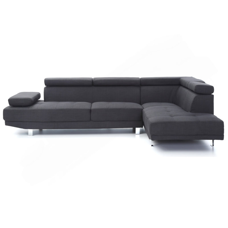 Canapé modulaire Riveredge G441-SC (sans repose-pieds), noir, Noir