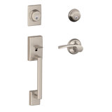Century Handleset with Deadbolt and Merano Door and Rosette
