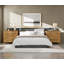 Ensemble de 2 tables de chevet modernes en bois, 3 tiroirs larges, chambre et salon, 35 pouces-131329716