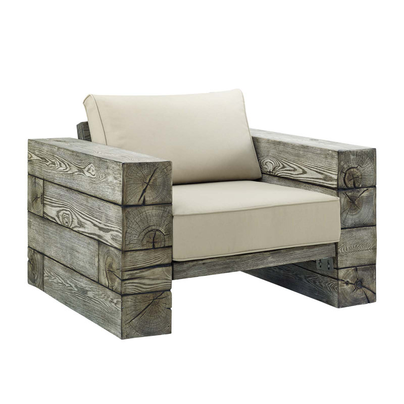 Fauteuil d'extérieur Manteo Rustic Coastal