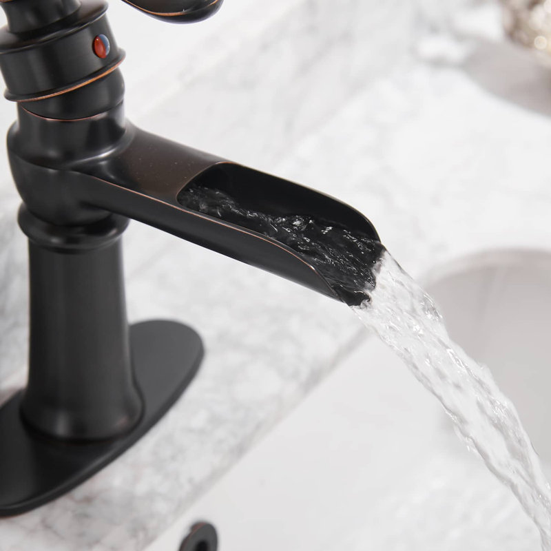 Single-Hole Single-handle Bathroom Faucet, Oil Rubbed Bronze
