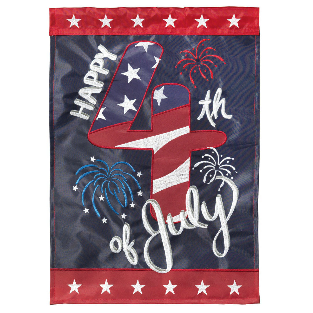 Dajua Double Sided 42'' H x 29'' W Polyester Independence Day House Flag The Holiday Aisle®