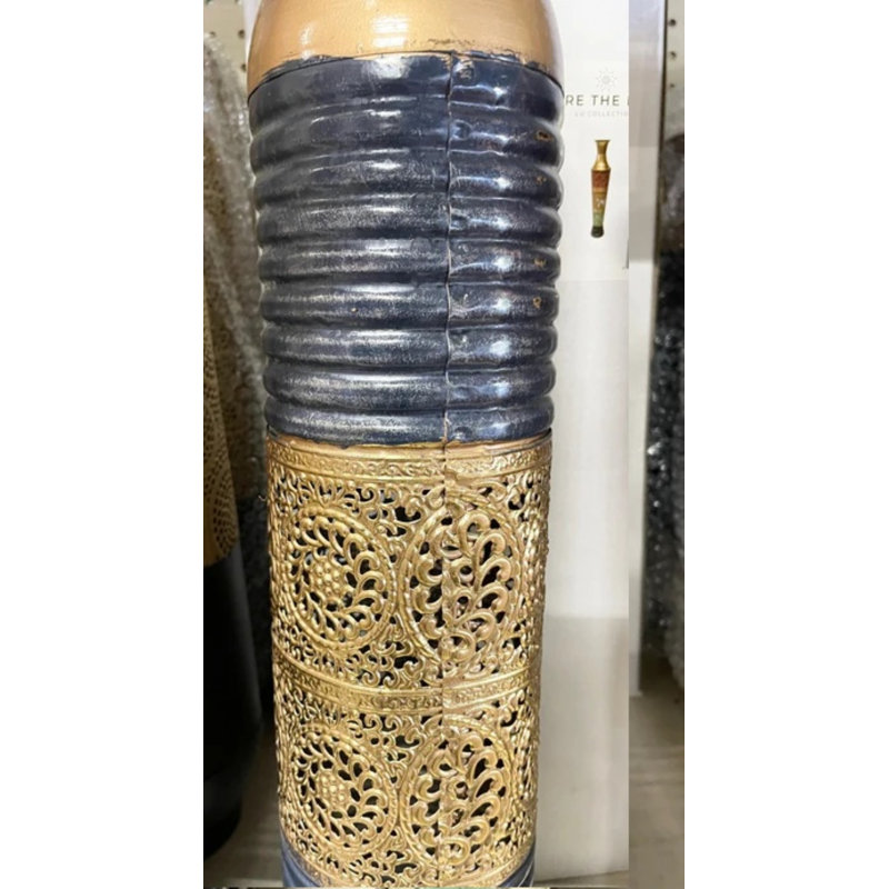 Vase en métal 24 po