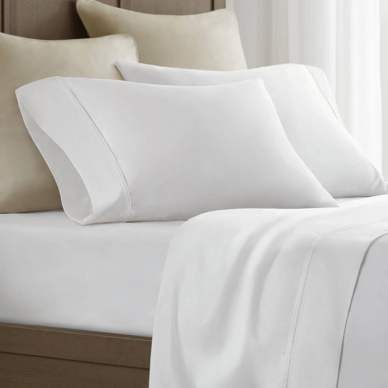 Premium Egyptian Cotton Sheets And Sheet Sets, King Size, Tailored Sateen Pillowcases For Luxurious Comfort