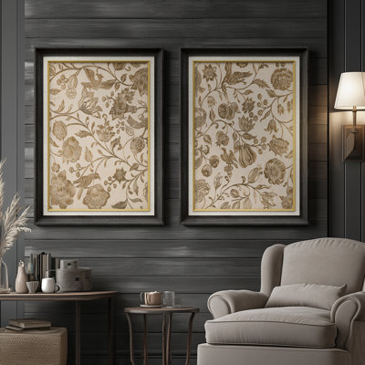 Set of 2 Premium Framed Art Artworks on Premium Canvas with 26"x36" Frame